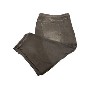 Universal Standard Jeans Sz 40 Womens Plus Skinny Distressed Black 27" Inseam